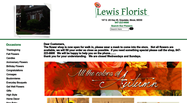 lewisflorist.com