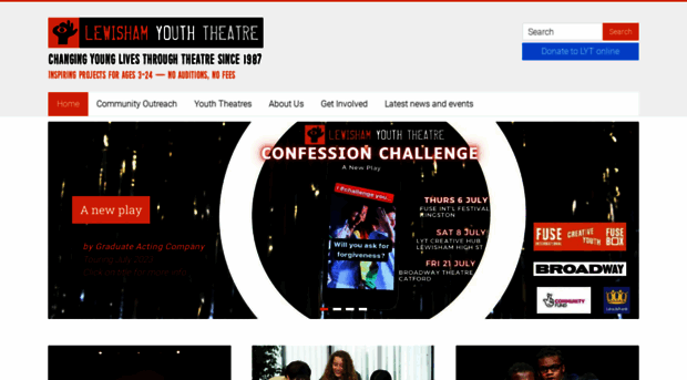 lewishamyouththeatre.com