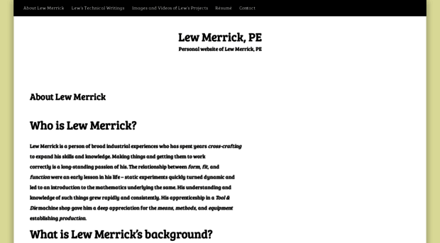 lewmerrick-pe.info