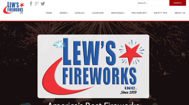 lewsfireworks.com