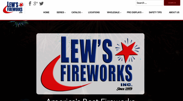 lewsfireworks.com