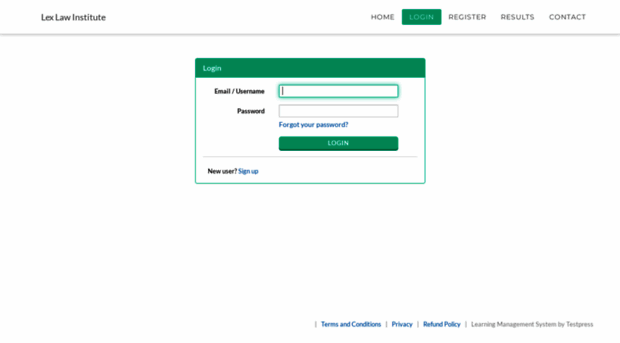 lexlawinstitute.testpress.in