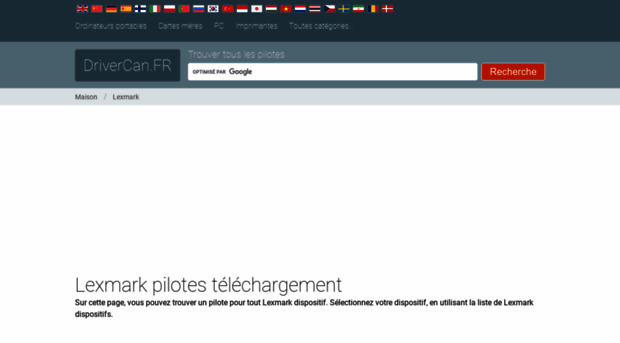 lexmark.drivercan.fr