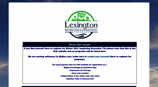 lexrecreation.activityreg.com