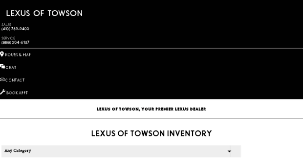 lexusoftowson.com