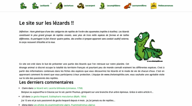 lezard.cheloniophilie.com