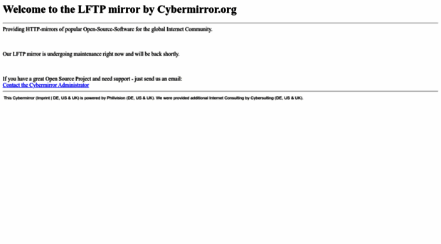 lftp.cybermirror.org