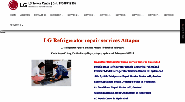 lgservicecenterinhyderabad.in