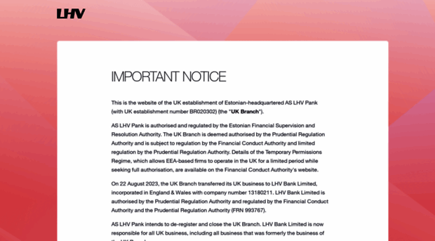 lhv.co.uk