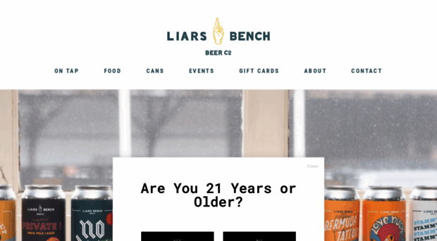 liarsbenchbeer.com