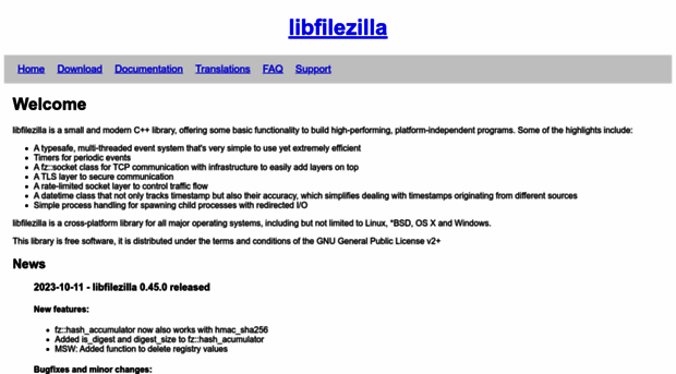 lib.filezilla-project.org