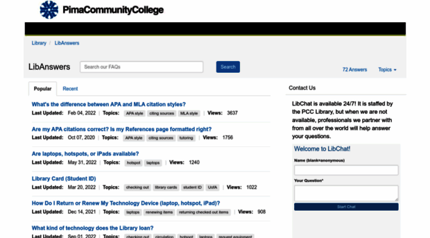 libanswers.pima.edu