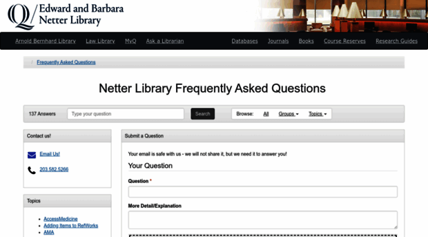 libanswers.quinnipiac.edu