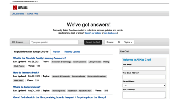 libanswers.unl.edu