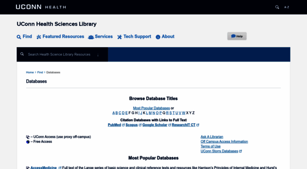 libdatabase.uchc.edu