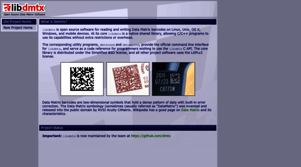 libdmtx.sourceforge.net