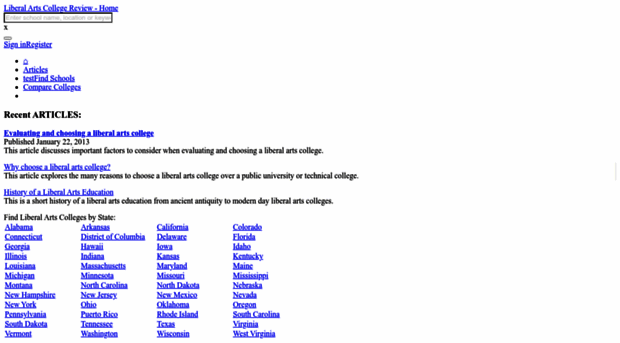 liberalartscollegereview.com