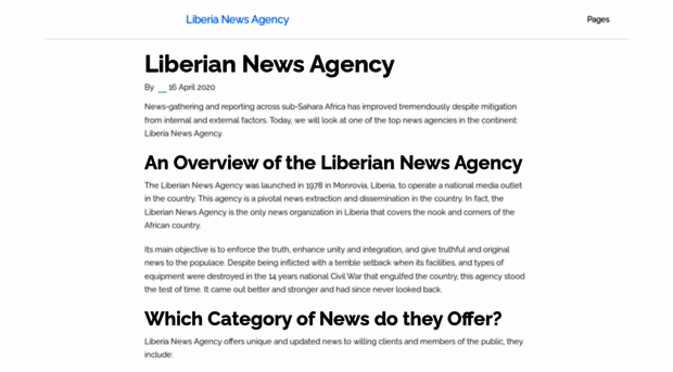 liberianewsagency.org