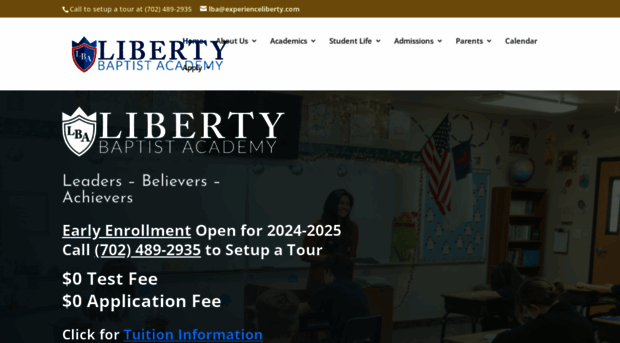 libertybaptistacademy.com