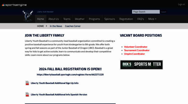 libertybaseball.net