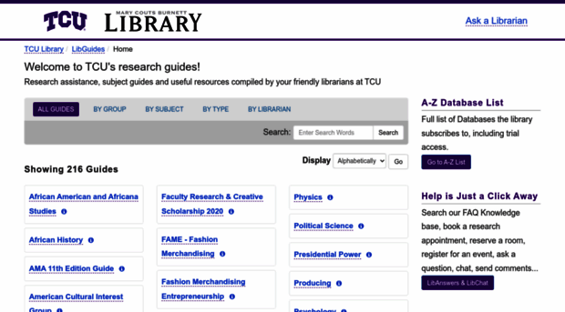 libguides.tcu.edu