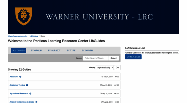 libguides.warner.edu