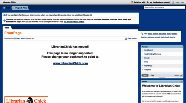 librarianchick.pbwiki.com