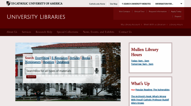 libraries.catholic.edu