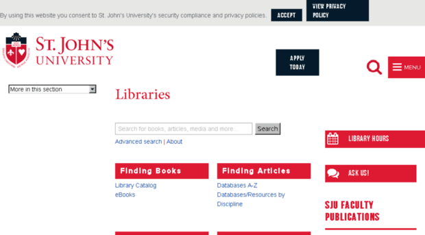 libraries.stjohns.edu