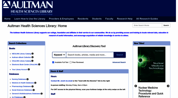 library.aultman.com