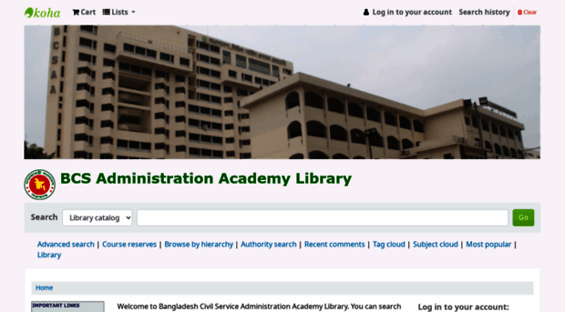 library.bcsadminacademy.gov.bd - BCS Administration Academy Lib ...