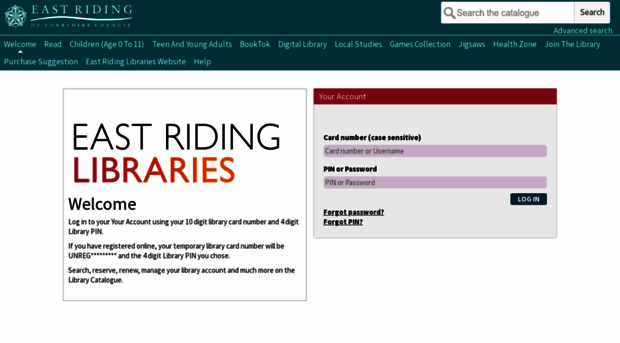 library.eastriding.gov.uk