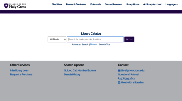 library.holycross.edu