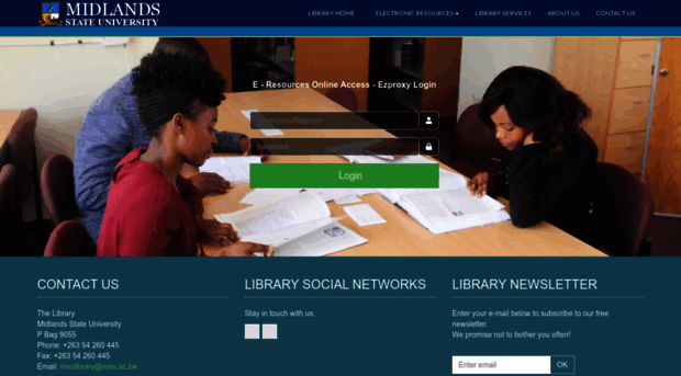 library.msu.ac.zw.access.msu.ac.zw