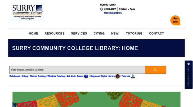 library.surry.edu