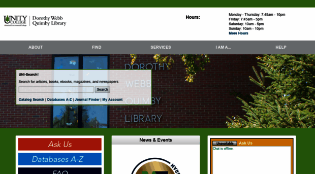 library.unity.edu