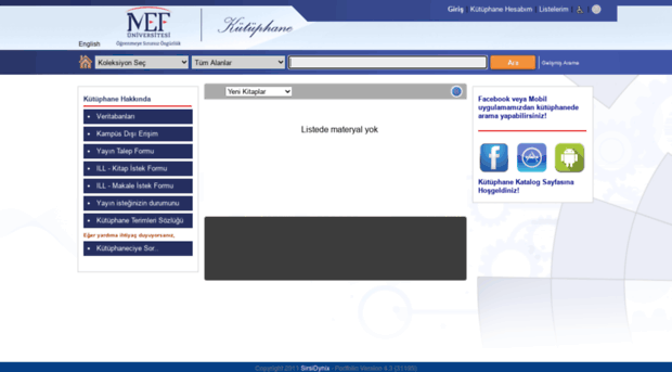librarycatalog.mef.edu.tr