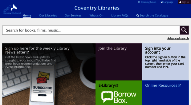 librarycatalogue.coventry.gov.uk