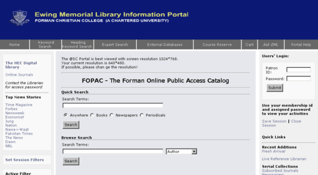 libraryportal.fccollege.edu.pk