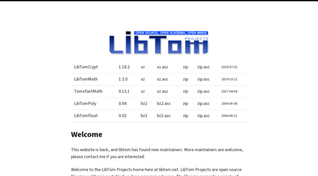 libtom.net