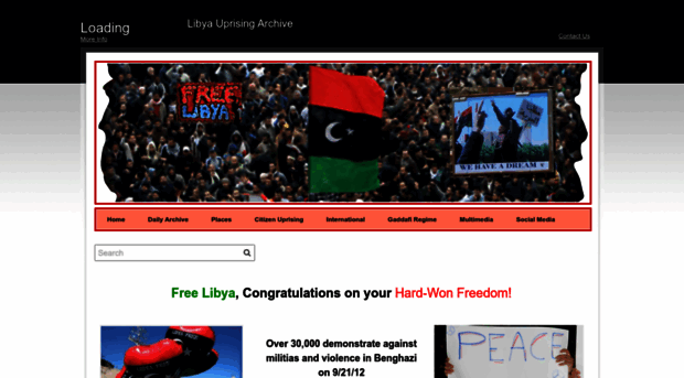 libyauprisingarchive.com