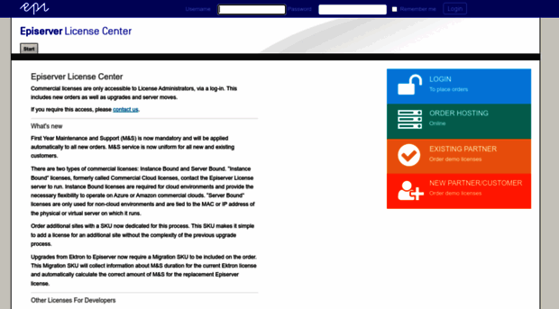 license.episerver.com
