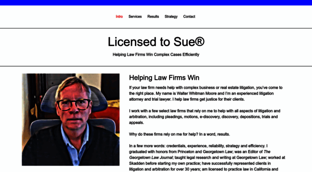 licensedtosue.com