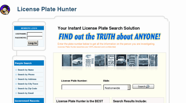 licenseplatehunter.com