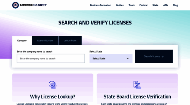 licensesearch.org