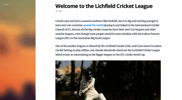 lichfieldcricketleague.co.uk