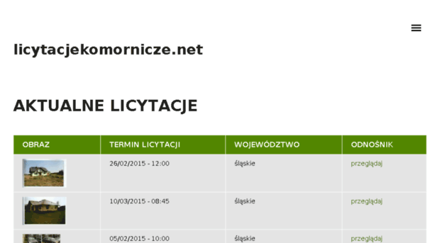 licytacjekomornicze.net