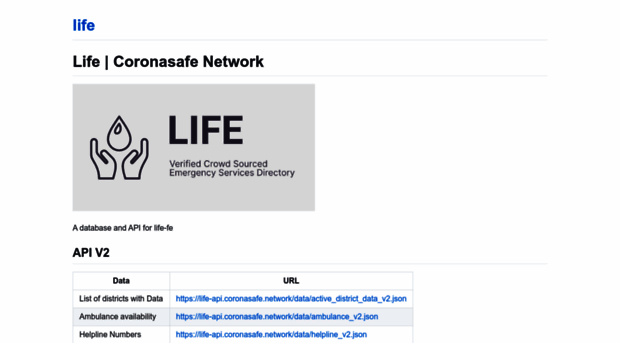 life-api.coronasafe.network