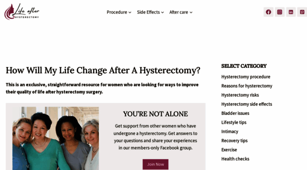 lifeafterhysterectomy.com