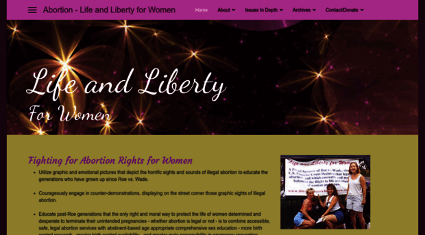 lifeandlibertyforwomen.org